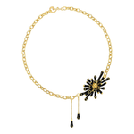 Anemone Lumiere Necklace - Siyah